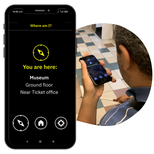 Evelity application by Okeenea Digital disability guidance Evelity application by Okeenea Digital disability guidance